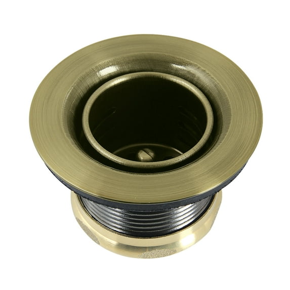 Kingston Brass K451BAB Portland Stainless Steel Bar Sink Basket Strainer in Antique Brass