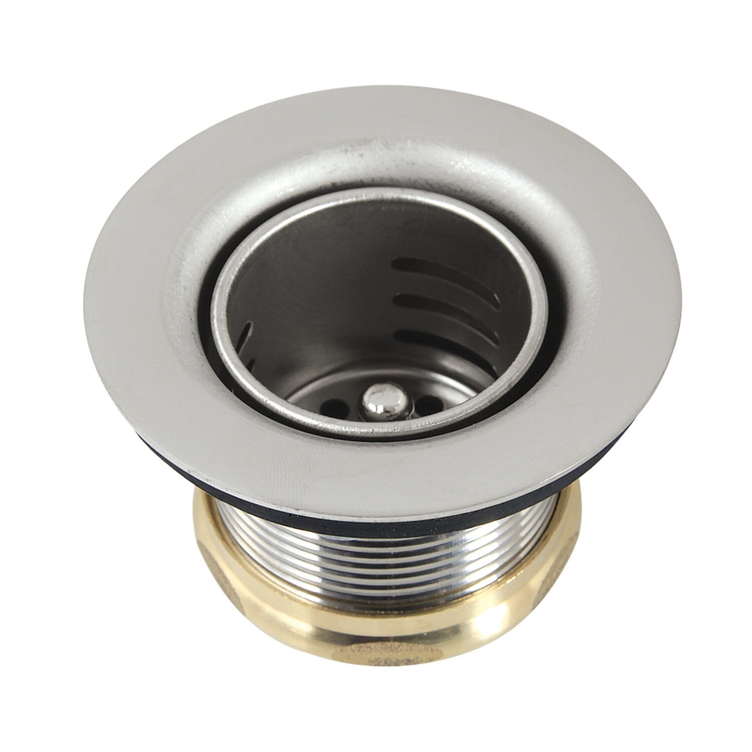 Portland Brushed Nickel Stainless Steel Bar Sink Basket Strainer