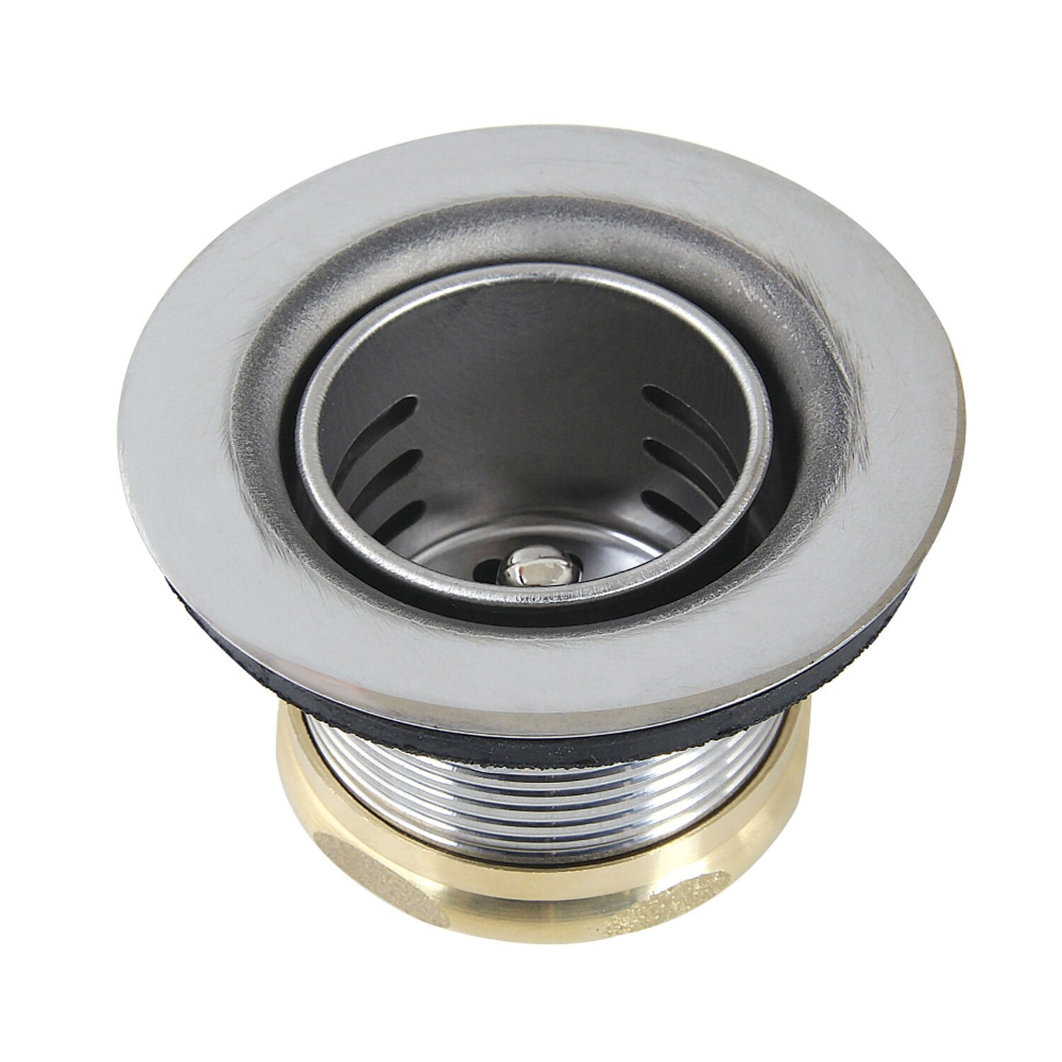 Portland Brushed Nickel Stainless Steel Bar Sink Basket Strainer