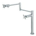 thumbnail image 1 of Kingston Brass KS4701BEX Essex Deck Mount Pot Filler Faucet, Polished Chrome, 1 of 8