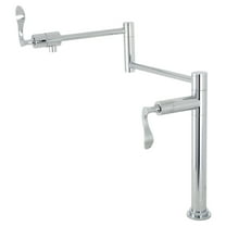 Kingston Brass KS4701CFL Century Deck Mount Pot Filler Faucet, Polished Chrome