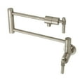 thumbnail image 1 of Kingston Brass Pot Filler Faucets With Brushed Nickel Finish KS4108ML, 1 of 28