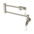 thumbnail image 1 of Kingston Brass Pot Filler Faucets With Brushed Nickel Finish KS4108PL, 1 of 8