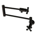 thumbnail image 1 of Kingston Brass Pot Filler Faucets With Oil Rubbed Bronze Finish KS4105PKX, 1 of 13
