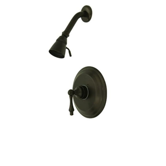 Kingston Brass Pressure Balanced Shower Faucet With Solid Brass Shower Head - Oil Rubbed Bronze Finish