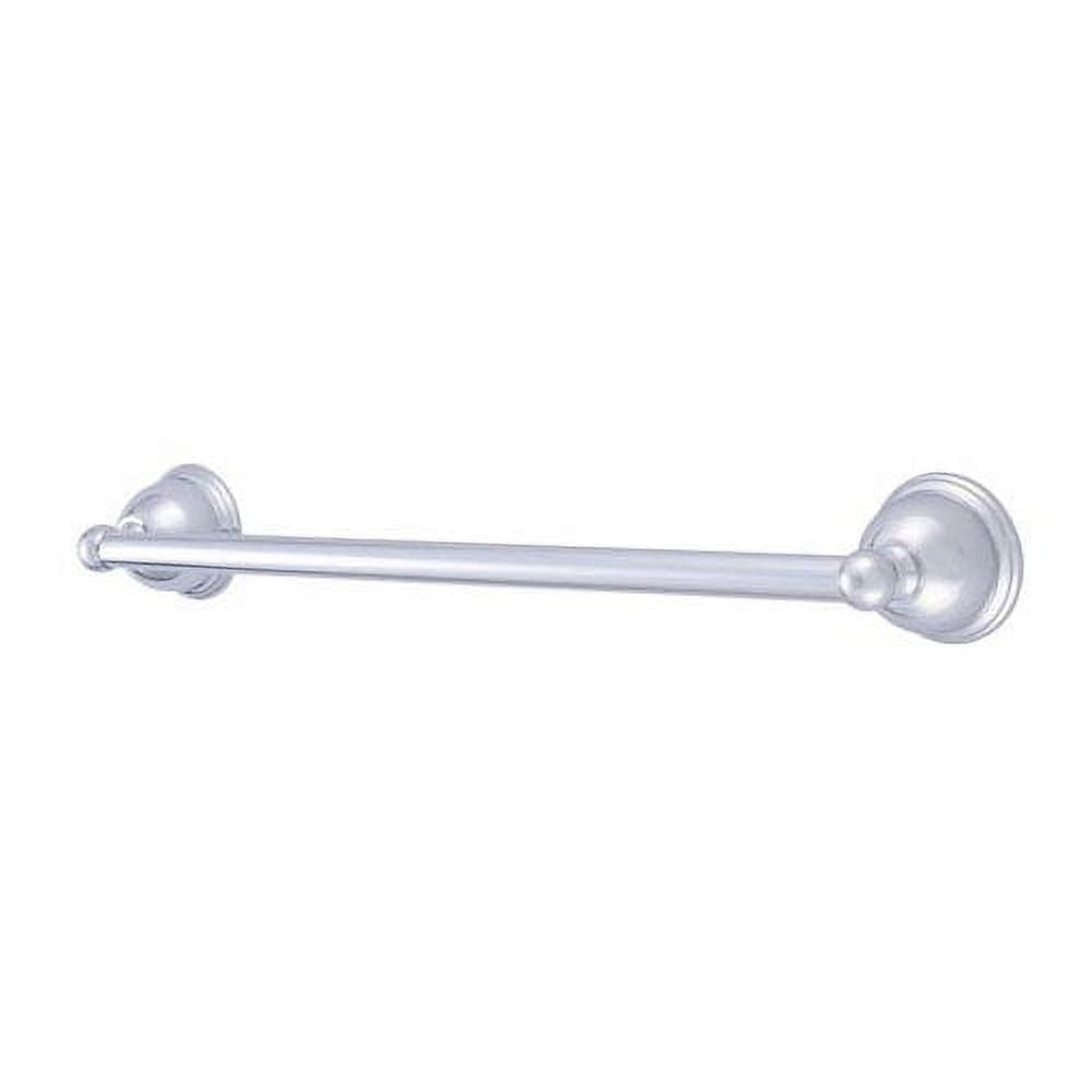 Polished Chrome 24-Inch Wall Mounted Towel Bar
