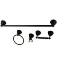 thumbnail image 1 of Kingston Brass BAK3961478ORB Restoration 4-Piece Bathroom Hardware, Oil Rubbed Bronze, 1 of 7