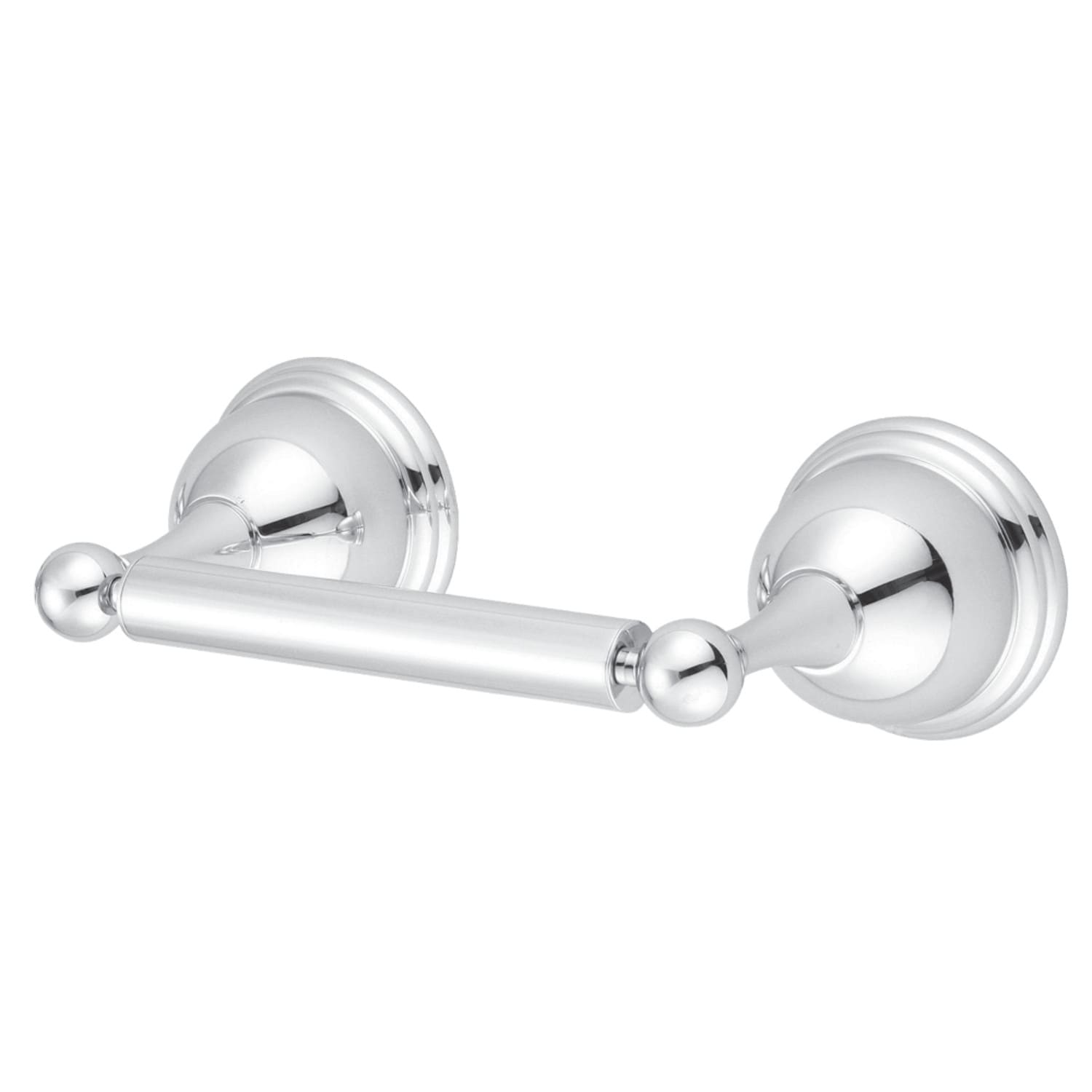 Kingston Brass Toilettenpapierhalter Aus Messing - Freistehend, Vintage-Look, Poliertes Chrom, Für 2 Rollen