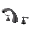 thumbnail image 1 of Kingston Brass KS4365ML  Two-Handle Deck Mount Roman Tub Faucet, Oil Rubbed Bronze, 1 of 4