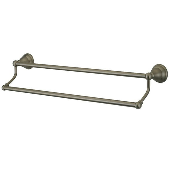 Kingston Brass BA556318SN Royale 18" Dual Towel Bar, Satin Nickel