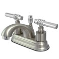 thumbnail image 1 of Kingston Brass KS2607ML  Royale Two Handle 4\" Centerset Lavatory Faucet with Brass Pop-up, 1 of 7