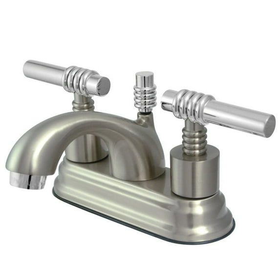 Kingston Brass Royale Centerset Bathroom Faucet with Brass Pop-Up Drain