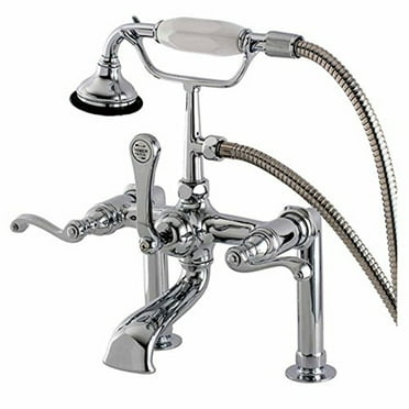Kingston Brass AE104T1FL Deck Mount Clawfoot Tub Faucet AE104T1FL