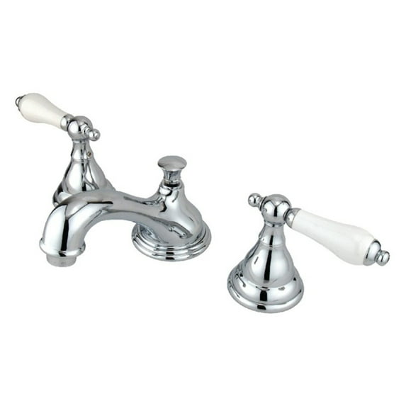 Kingston Brass KS5562PL Royale Widespread Lavatory Faucet with Brass Pop-Up D...