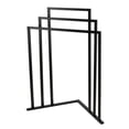 thumbnail image 1 of Kingston Brass SCC8270 Edenscape L-Shaped Freestanding 3-Tier Steel Corner Towel Rack, Matte Black, 1 of 4