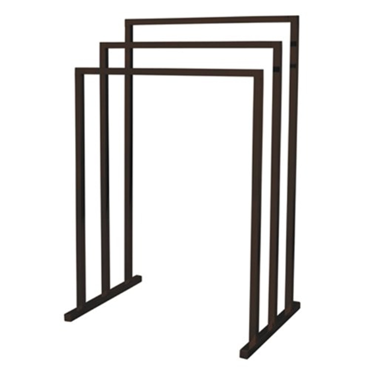 Oil Rubbed Bronze Freestanding 3-Tier Steel Towel Rack