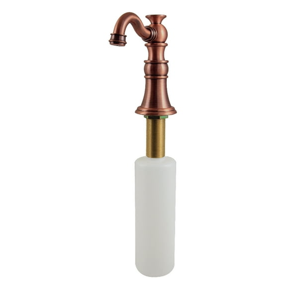 Kingston Brass SD1976AC American Classic Soap Dispenser, Antique Copper