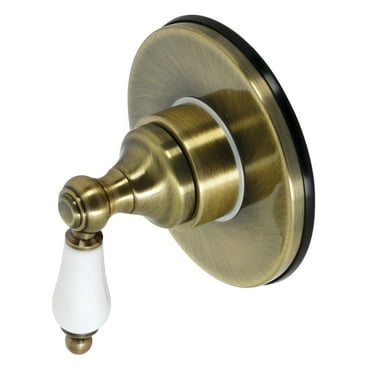 Kingston Brass  Single-Handle Three-Way Diverter Valve with Trim Kit Antique Brass