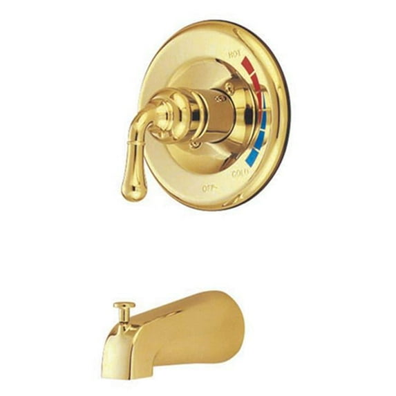 Kingston Brass Single Handle Tub Faucet - Polished Brass
