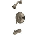 thumbnail image 1 of Kingston Brass  Single Handle Tub & Shower Faucet - Satin Nickel, 1 of 1