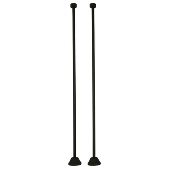 Kingston Brass  Straight Water Supply Line - Oil Rubbed Bronze Finish - Sold in Pairs