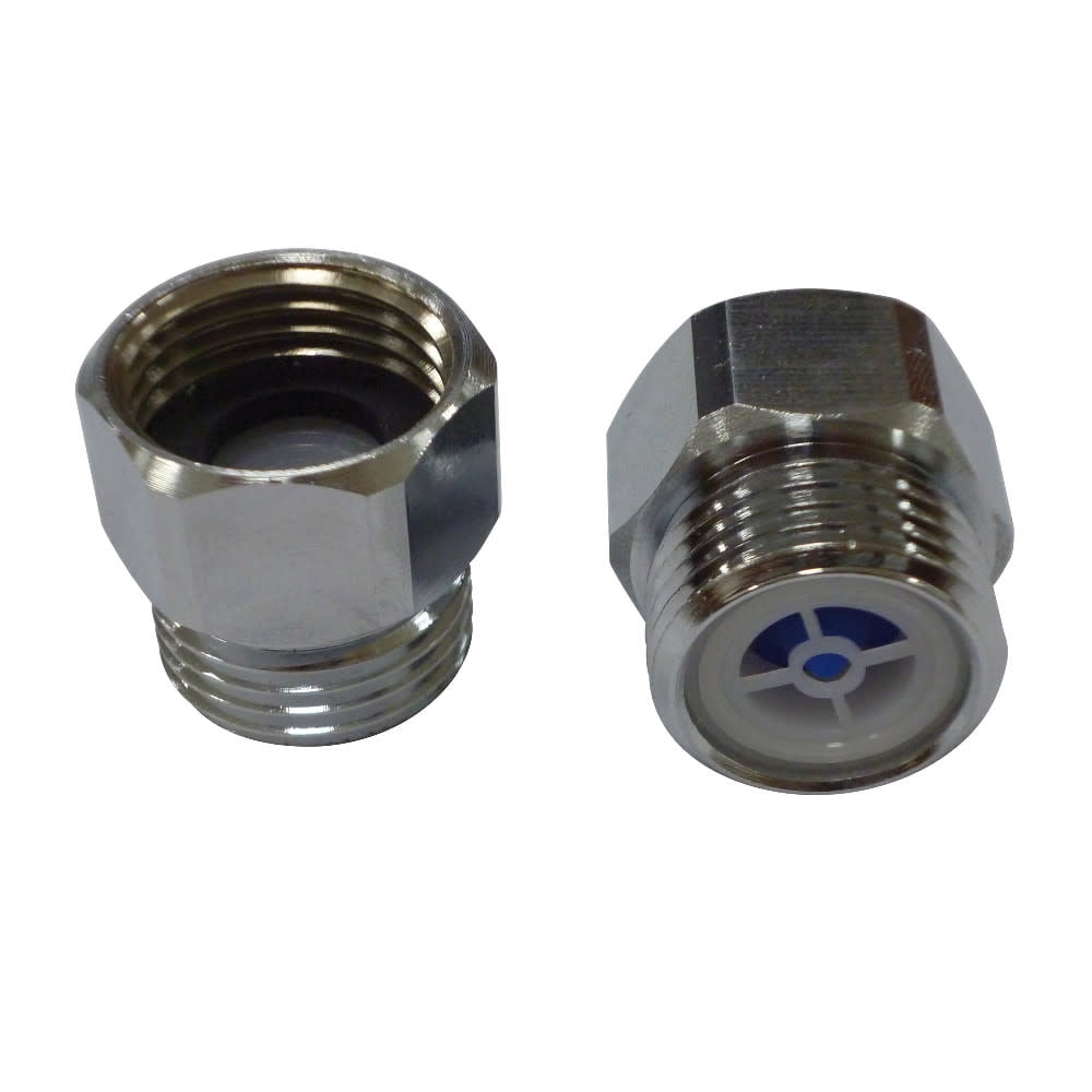 Polished Chrome Anti-Flood Brass Adapter for Faucets