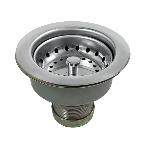 Kingston Brass Tacoma Snap-N-Tite Sink Basket Strainer Stainless Steel Stainless Steel Finish