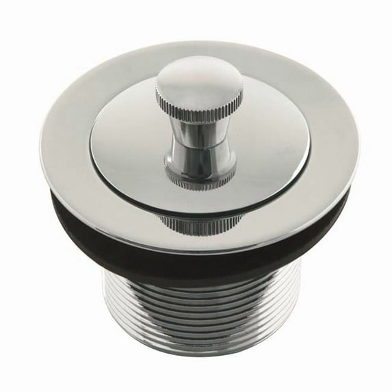 Kingston Brass DLL216 Trimscape Brass Lift & Turn Tub Drain, Polished Nickel