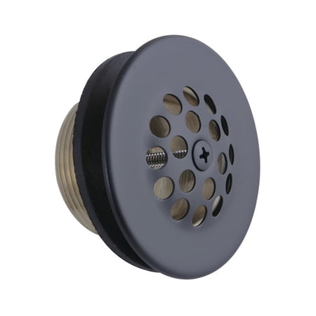 Kingston Brass DTL200MB Tub Drain Strainer and Grid, Matte Black