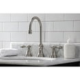 thumbnail image 1 of Kingston Brass  Tudor 8 in. Widespread Bathroom Faucet Brushed Nickel Brushed, 1 of 5
