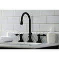 thumbnail image 1 of Kingston Brass  Tudor 8 in. Widespread Bathroom Faucet Matte Black Matte, 1 of 5
