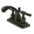thumbnail image 1 of Kingston Brass  Two Handle 4 in. Centerset Lavatory Faucet with Brass Pop-up - Oil rubbed Bronze, 1 of 1