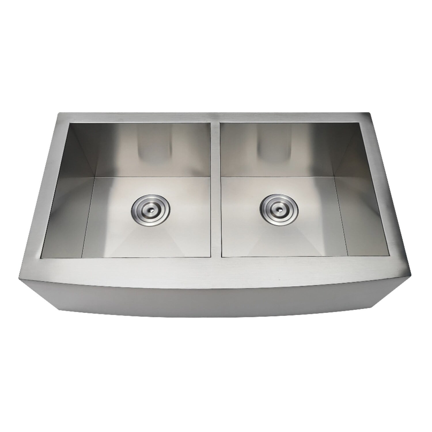 Uptowne 33-Inch Stainless Steel Double Bowl Farmhouse Sink