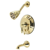 Kingston Brass VB36320AL Tub and Shower Faucet, Polished Brass