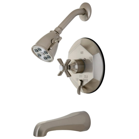 Kingston Brass VB46380ZX Tub/Shower Faucet, Brushe