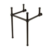 Kingston Brass VBH211833ORB Brass Console Wall Mount Bathroom Sink Legs, Oil Rubbed Bronze