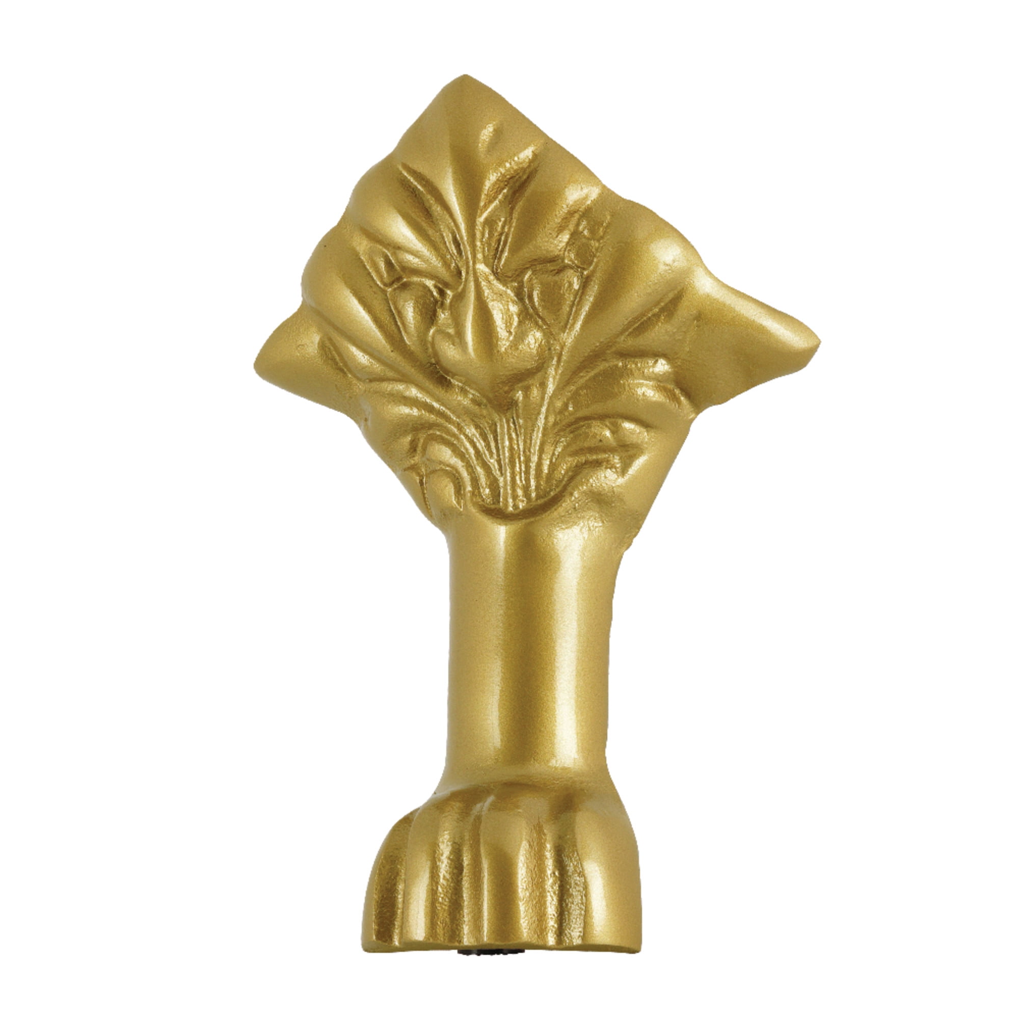 Kingston Brass VCTNH7 Aqua Eden Lion Paw Cast Iron Tub Feet, 4 Pieces (Set), Brushed Brass