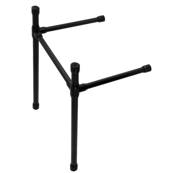 Kingston Brass VPB2218330 Dreyfuss Stainless Steel Console Sink Leg, Matte Black