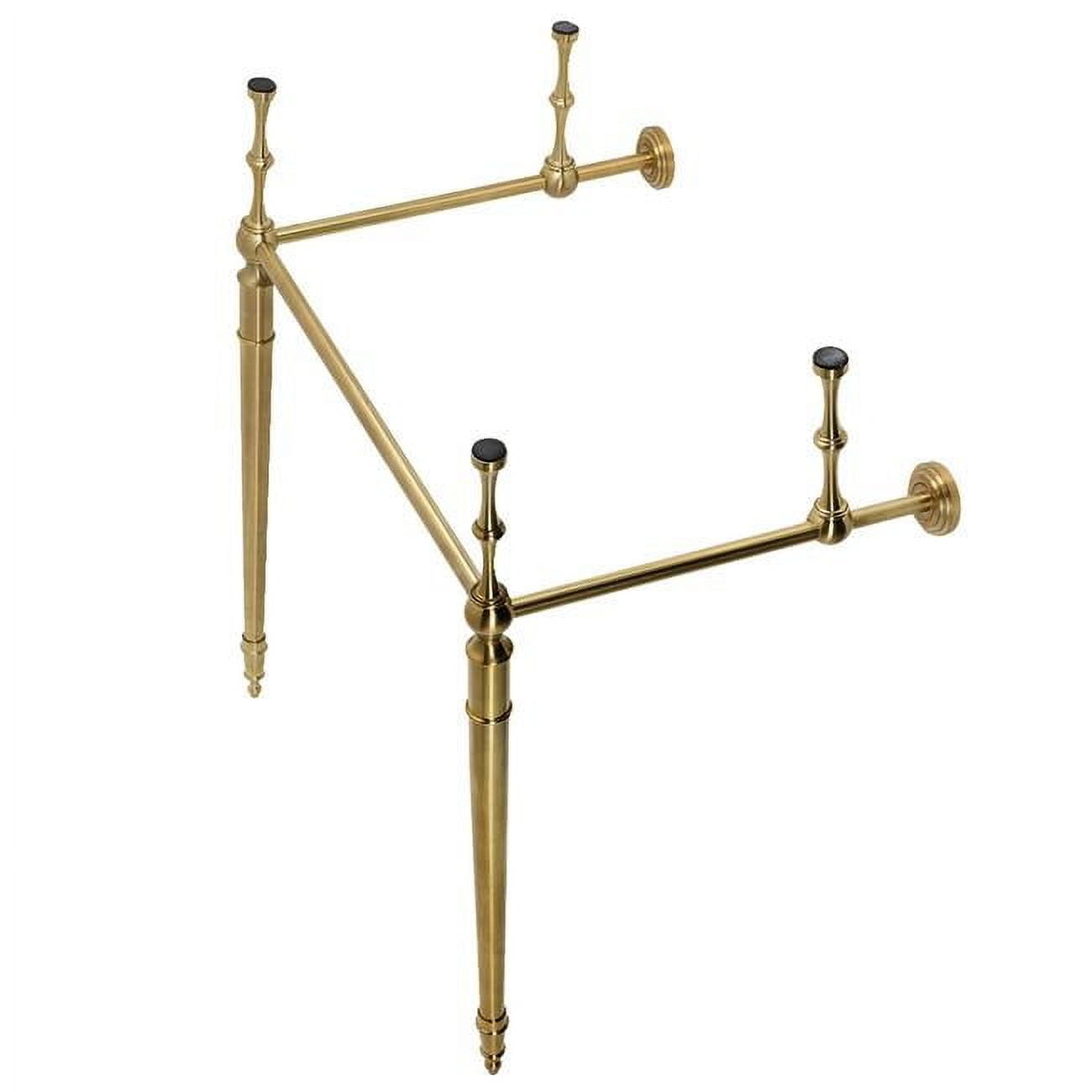 Edwardian Brushed Brass Console Sink Legs