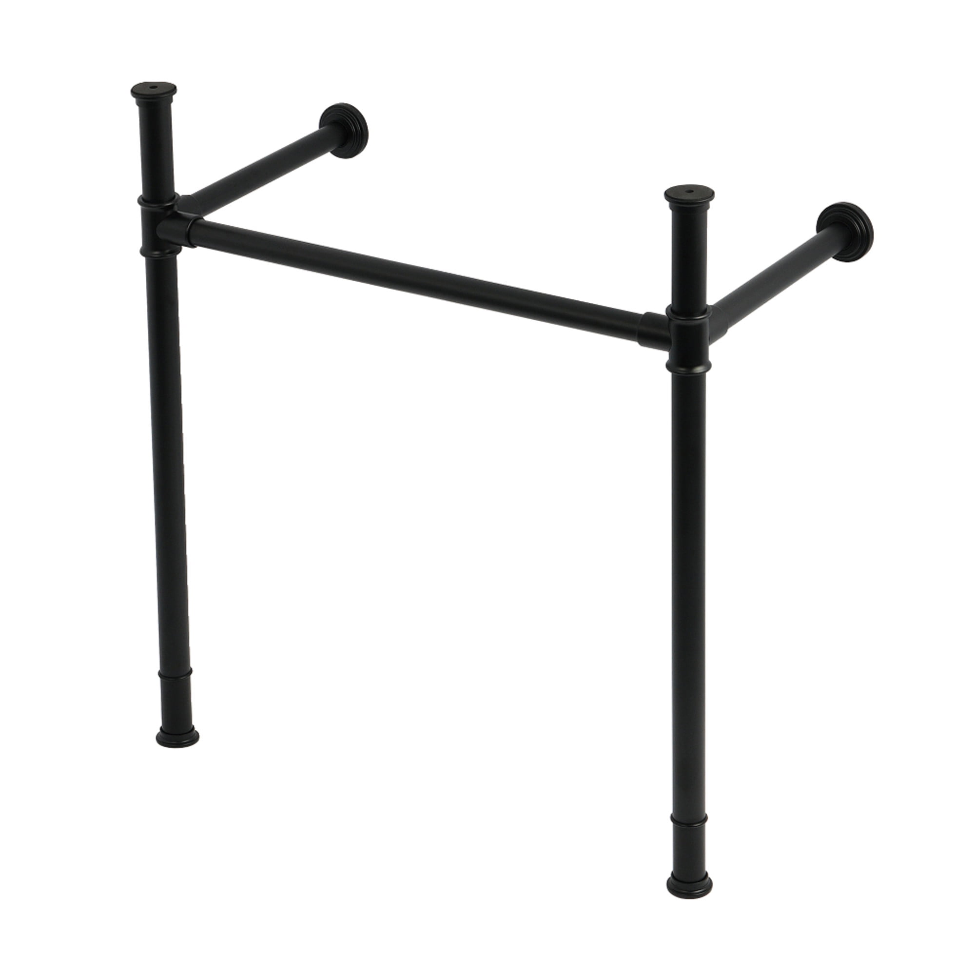 Kingston Brass VPB34280 Stainless Steel Console Sink Legs, Matte Black