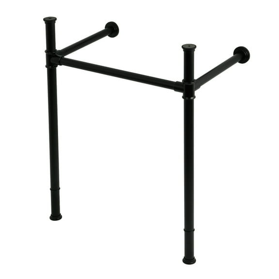 Kingston Brass VPB36250 Stainless Steel Console Sink Legs, Matte Black