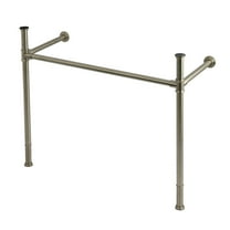 Kingston Brass VPB36418 Stainless Steel Console Sink Legs, Brushed Nickel