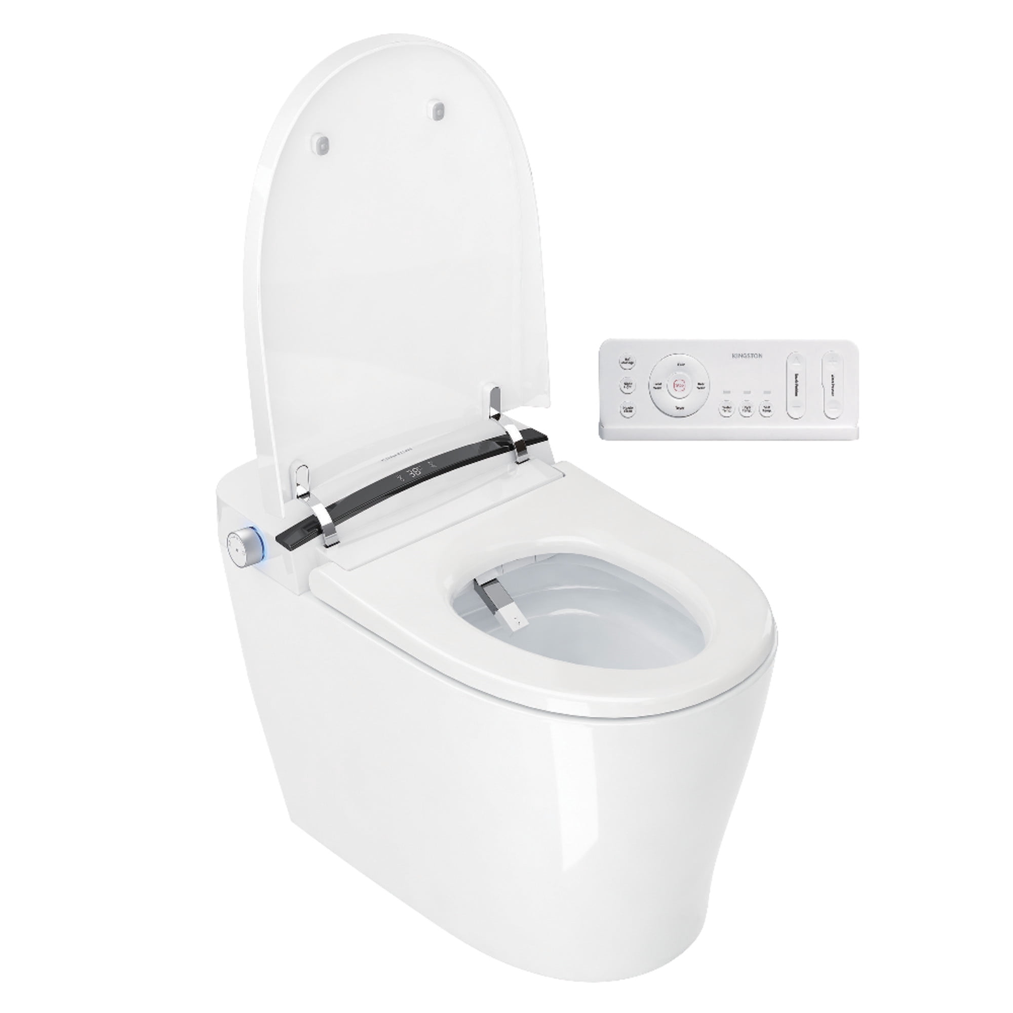 Kingston Brass VSC3992 Upton Smart Toilet, White