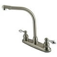 thumbnail image 1 of Kingston Brass Victorian High Arch Centerset Double Handle Kitchen Faucet, 1 of 7