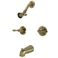 thumbnail image 1 of Kingston Brass  Victorian Two-Handle Tub and Shower Faucet Antique Brass Antique, 1 of 5
