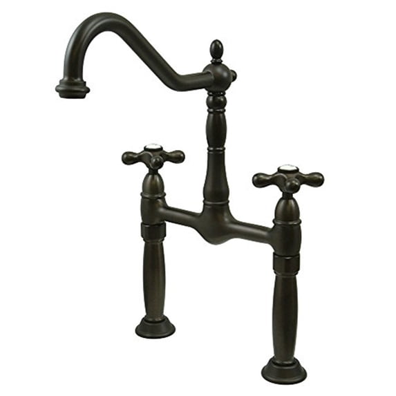 Kingston Brass Victorian Two Handle Vessel Sink Faucet