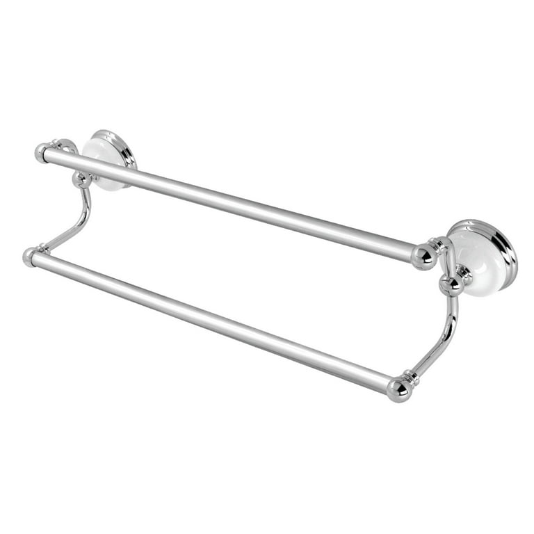 Kingston Brass Vintage 18 Inch Dual Towel Bar Polished Chrome