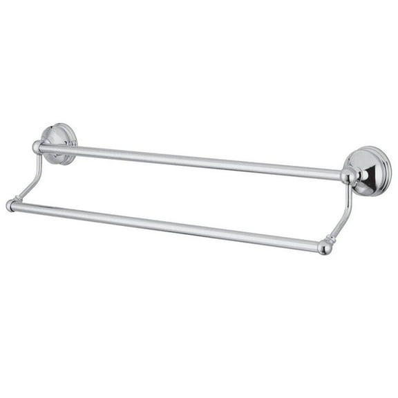 Kingston Brass BA116318C Vintage 18" Dual Towel Bar, Polished Chrome