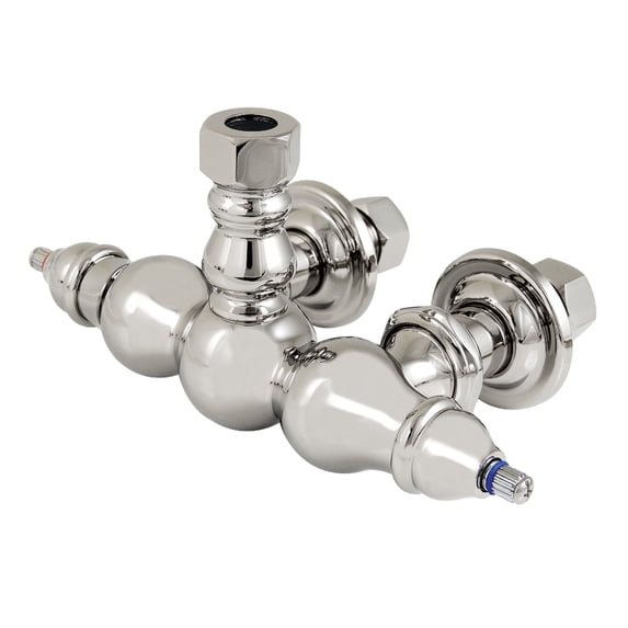 Kingston Brass ABT770-6 Vintage 3-3/8 inch Wall Mount Faucet Body, Polished Nickel