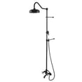 thumbnail image 1 of Kingston Brass  Vintage Clawfoot Tub Faucet Package with Shower Combo Matte Black Matte, 1 of 5